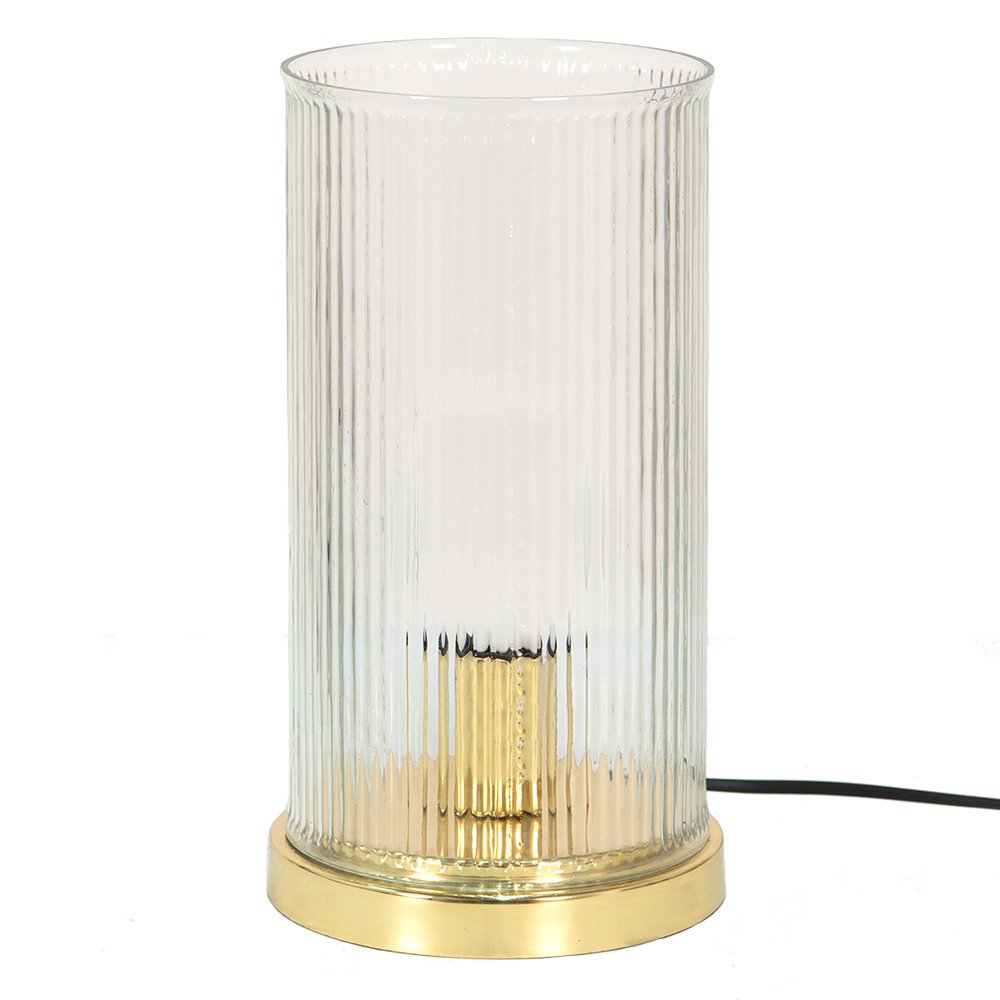 Tischleuchte Gold Ø 15x27 cm E27/max 1x40W Tischlampe Lampe Clayre & Eef