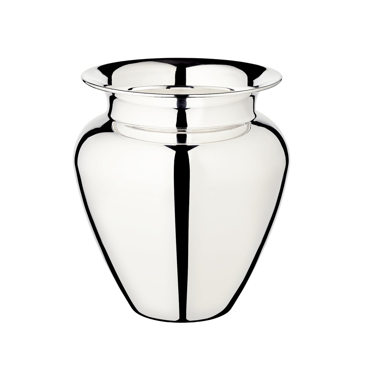 EDZARD Vase Antonia, schwerversilbert, Höhe 26 cm, Durchmesser 23 cm, Öffnung Durchmesser 15 cm