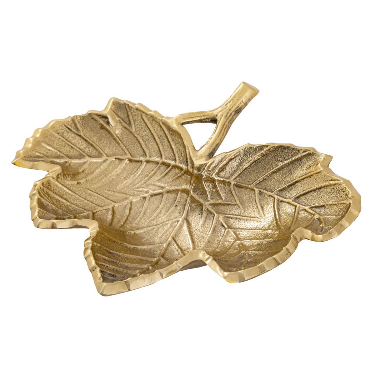Dekoschale Blatt Masterbox 18-teilig Schale Aluminium Leaf gold o. silber Blattschale variant: silber