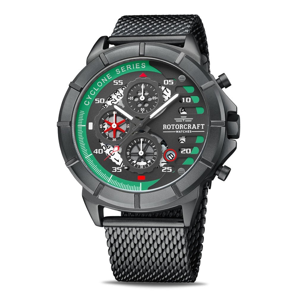 CycloneRC4901 Chrono Armbanduhr Uhr Rotorcraft Watches
