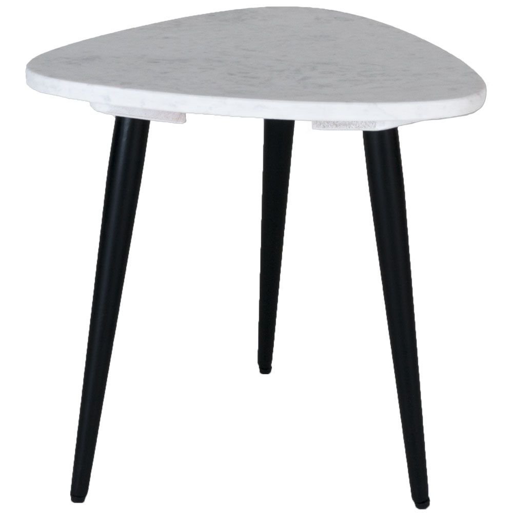 Couchtisch Milou - Marmor - 40 cm Beistelltisch Sofatisch kleiner Tisch Couch