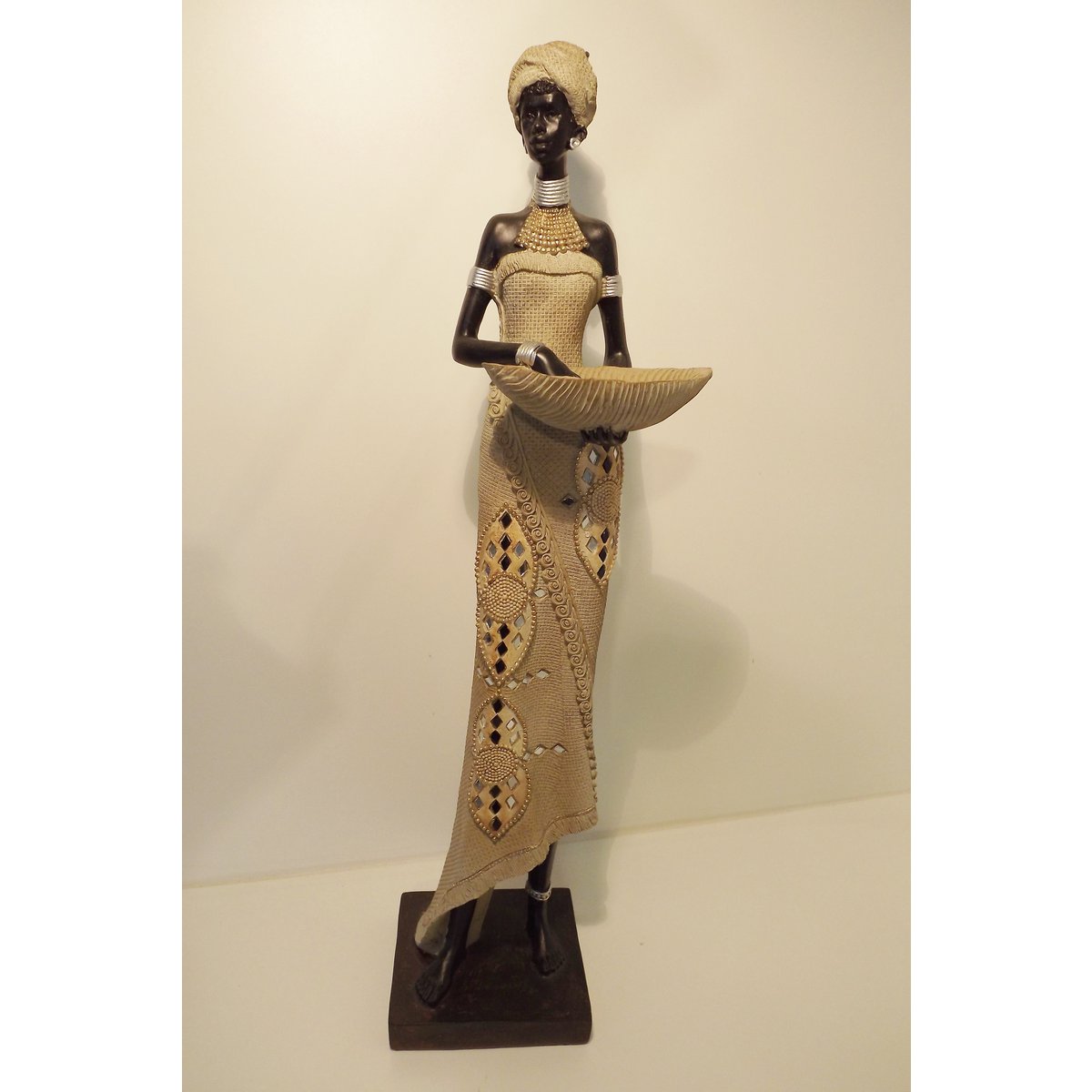 XL afrikanische Frau 60cm Afrika Figur Afrikanerin Modell  
